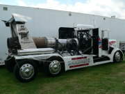 SUPER SHOCKWAVE Jet-powered Semi Truck
